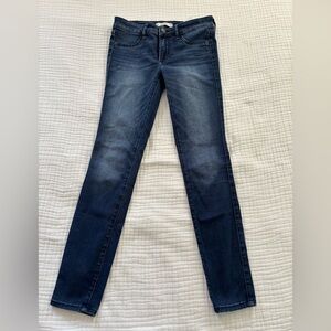 Abercrombie & Fitch Dark Blue Skinny Jeans Size 26